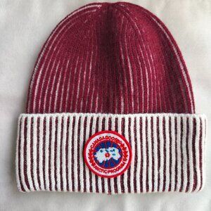 Canada Goose Red Knitted Warm Hat